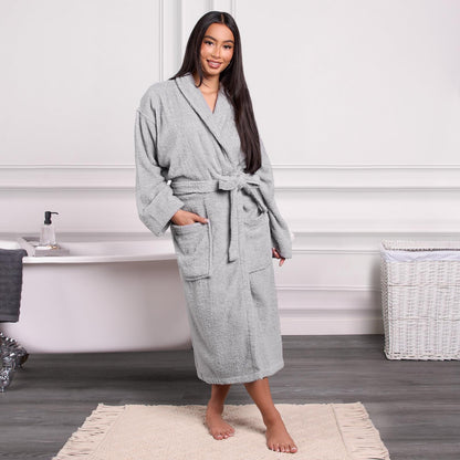 Brentfords Luxury 100% Cotton Bath Robe Terry Towel Soft Dressing Gown Unisex