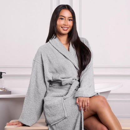Brentfords Luxury 100% Cotton Bath Robe Terry Towel Soft Dressing Gown Unisex