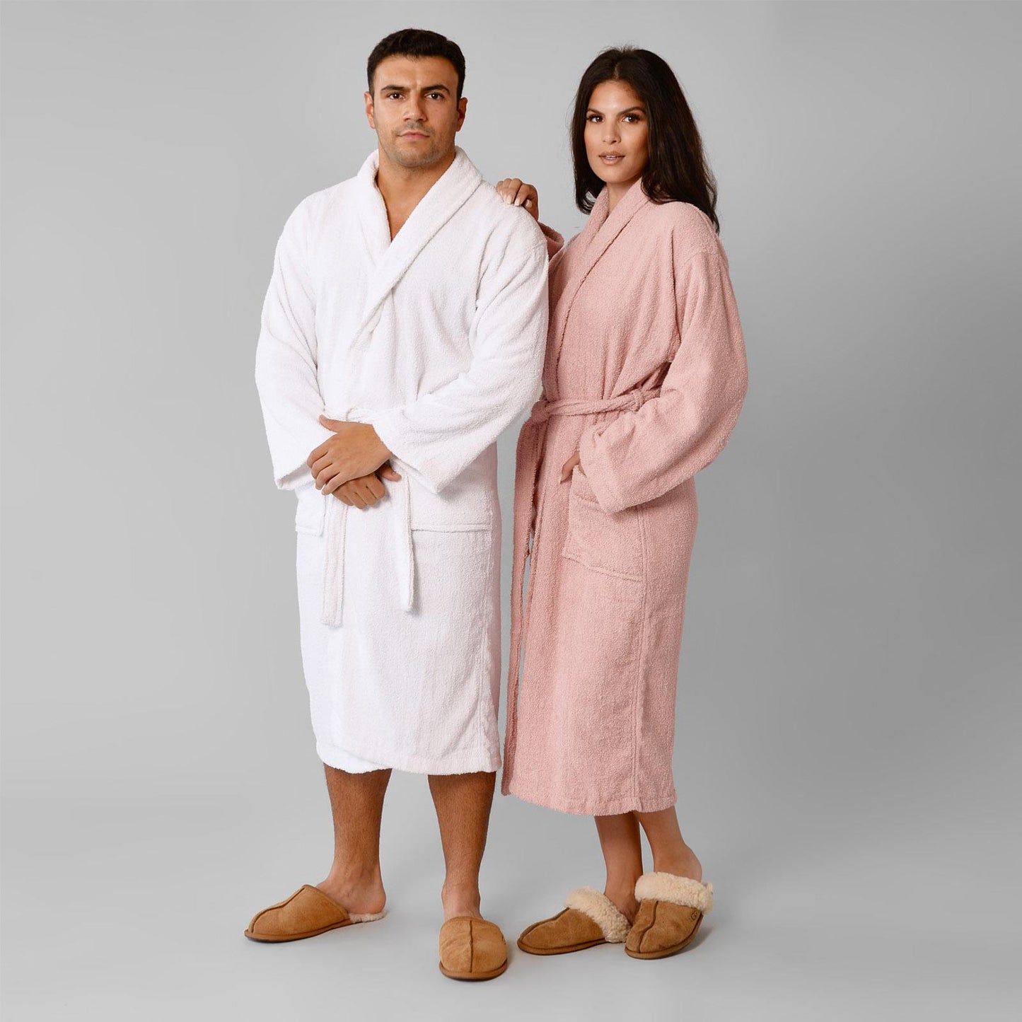 Brentfords Luxury 100% Cotton Bath Robe Terry Towel Soft Dressing Gown Unisex