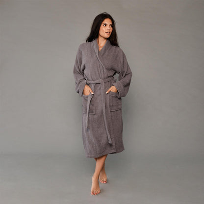 Brentfords Luxury 100% Cotton Bath Robe Terry Towel Soft Dressing Gown Unisex