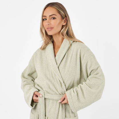 Brentfords Luxury 100% Cotton Bath Robe Terry Towel Soft Dressing Gown Unisex