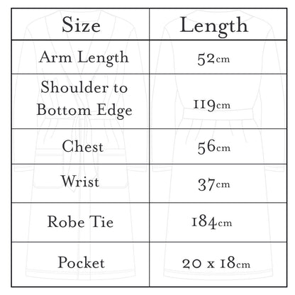 Brentfords Luxury 100% Cotton Bath Robe Terry Towel Soft Dressing Gown Unisex