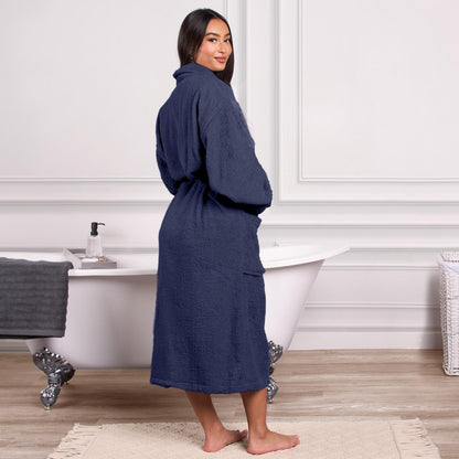Brentfords Luxury 100% Cotton Bath Robe Terry Towel Soft Dressing Gown Unisex