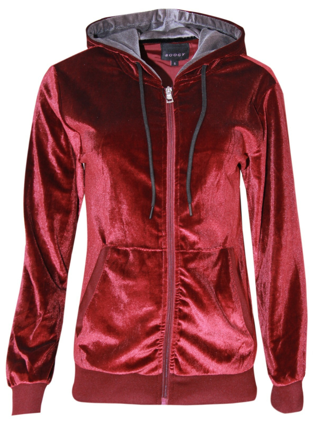 Womens Ladies Velour Velvet Hooded Top Long Sleeve Loungewear 2PCS Tracksuit Set