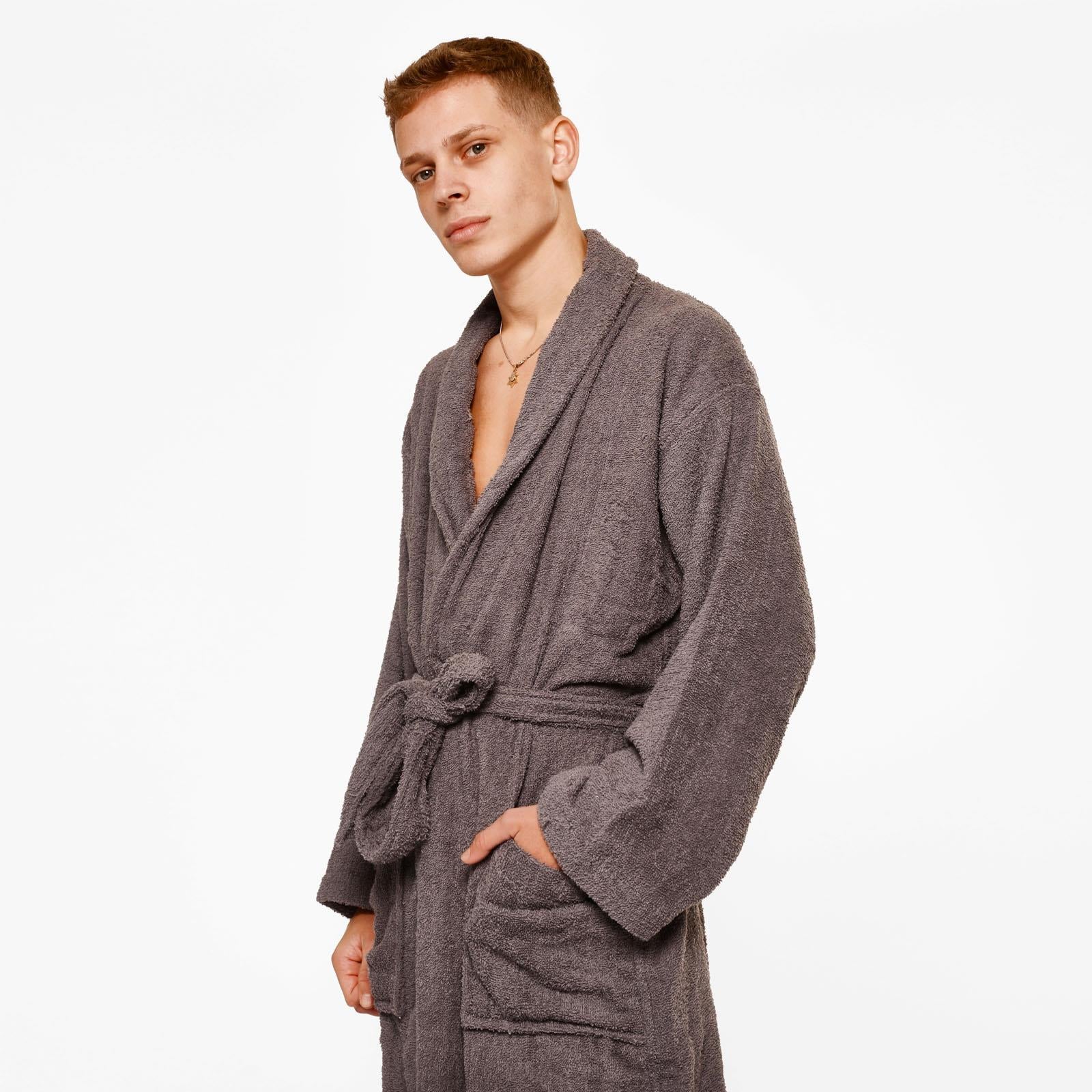 Brentfords Luxury 100% Cotton Bath Robe Terry Towel Soft Dressing Gown Unisex