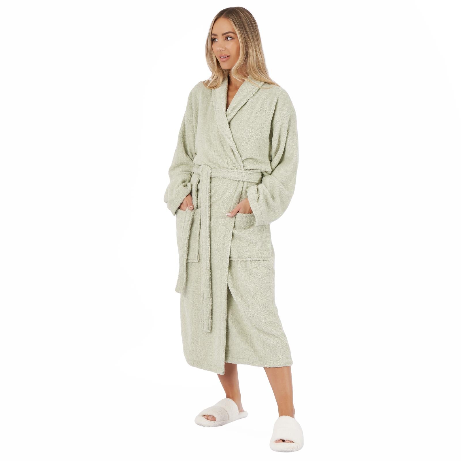Brentfords Luxury 100% Cotton Bath Robe Terry Towel Soft Dressing Gown Unisex