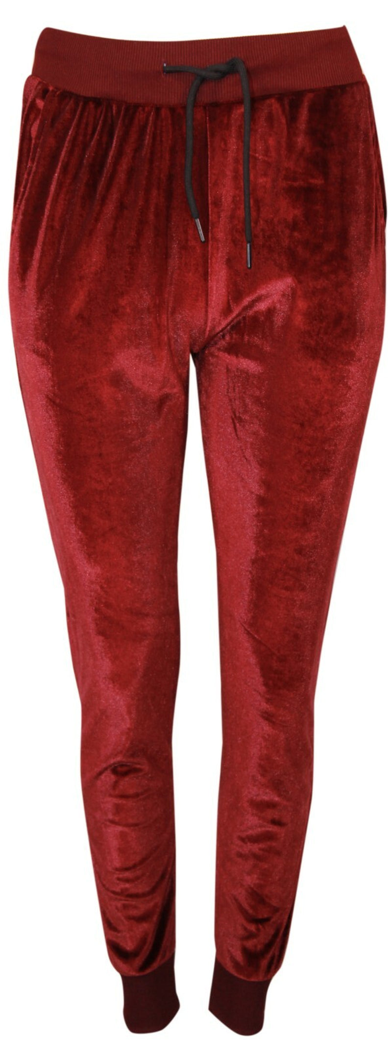 Womens Ladies Velour Velvet Hooded Top Long Sleeve Loungewear 2PCS Tracksuit Set