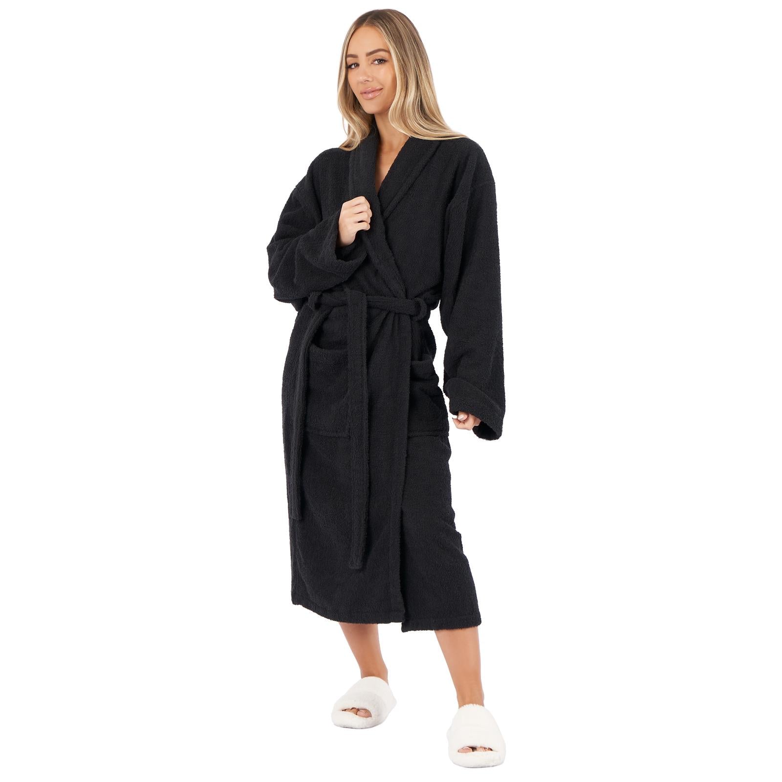Brentfords Luxury 100% Cotton Bath Robe Terry Towel Soft Dressing Gown Unisex